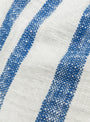 The Jax striped Plaid Azure from ML Fabrics at Couverture and The Garbstore detail