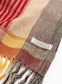 The Multi Stripe Plaid Orange from ML Fabrics at Couverture and The Garbstore 
label