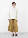 The Signature Panel Pockets Jacket from 7115 by Szeki comes in Pearl White at Couverture & The Garbstore
model front 