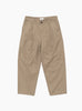 Selvedge 1 Pleat Pants Beige from Still By Hand at Couverture & The Garbstore
front 