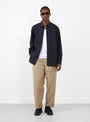Selvedge 1 Pleat Pants Beige from Still By Hand at Couverture & The Garbstore
model front
