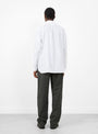 Garment Dyed 2 Pleat Pants Dark Olive from Still By Hand at Couverture & The Garbstore
model back