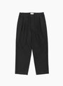Garment Dyed 2 Pleat Pants Ink Black from Still By Hand at Couverture & ThE garbstore
front 
