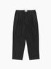 Garment Dyed 2 Pleat Pants Ink Black from Still By Hand at Couverture & ThE garbstore
front 