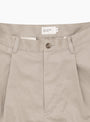 Linen Mixed Wide Shorts Taupe from Still By Hand at Couverture & The Garbstore
detail