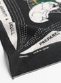 Rainskull No Woman No Cry Selvedge Bandana Black