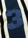 Knitted Soccer Shirt Navy from Rice Nine Ten at Couverture & The Garbstore
3 