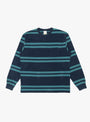 Bold Stripe LS Tee Navy from Khakis (2020) at Couverture & The Garbstore
front 