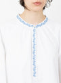 The Bonne Blouse comes in Optic White from Skall Studio at Couverture & The Garbstore
detail