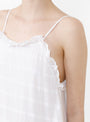 The Fiore Strap Dress comes in Optic White from Skall Studio at Couverture & The Garbstore
detail