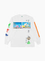 The Expo 85 Long Sleeve T-Shirt in White from B.eautiful at Couverture and The Garbstore 
ghost