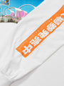 The Expo 85 Long Sleeve T-Shirt in White from B.eautiful at Couverture and The Garbstore 
ghost detail
