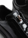 The Licata from Diemme comes in Black Cracked Leather at Couverture & The Garbstore detail
