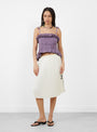 Flor Top Purple from RENATA BRENHA at Couverture & The Garbstore 
model front 
