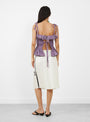 Flor Top Purple from RENATA BRENHA at Couverture & The Garbstore 
model back