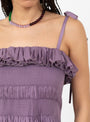 Flor Top Purple from RENATA BRENHA at Couverture & The Garbstore 
model detail