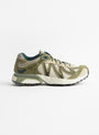The W XT Whisper Embroidery Deep Lichen Green, Eucalyptus and Butterfly from Salomon at Couverture and The Garbstore side