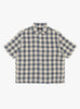 The Liam SS Plaid Shirt from Stüssy comes in Blue at Couverture & The Garbstore
front 