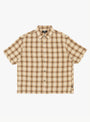 The Liam SS Plaid Shirt from Stüssy comes in Brown at Couverture & The Garbstore
front 