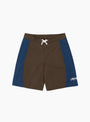 The Curved Panel Board Short from Stüssy comes in Brown at couverture & The Garbstore
front 