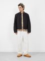 The Collared Work Jacket from Stüssy comes in Black at Couverture & The Garbstore
model front 