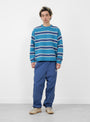 The Nylon Track Pant from Stüssy comes in Navy at Couverture & The Garbstore
model front