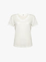 The V Neck Tee Shirt from Baserange comes in Undyed at Couverture & The Garbstore
front 