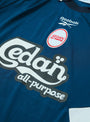 The Reebok LS Game Shirt in Navy from Sedan All Purpose at Couverture and The Garbstore
detail