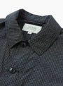 The Graph Plaid Nylon Work Jacket in Black from Sedan All Purpose at Couverture and The Garbstore 
detail