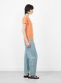 The Tee Shirt from Baserange comes in Branch Terracotta at Couverture & The Garbstore
model side