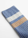 The Race Overankle Socks from Baserange come in Blue Melange at Couverture & The Garbstore
detail