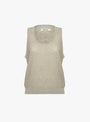 The Linen and Cotton Flecked Tank Top from Cordera at Couverture & The Garbstore
front 
