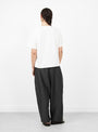 The Embroidered T-Shirt from Cordera comes in White at Couverture & The Garbstore
model back
