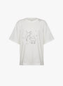 The Embroidered T-Shirt from Cordera comes in White at Couverture & The Garbstore
front