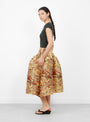 The Kenza Skirt from Julia Heuer comes in the Iridescent Jim at Couverture & The Garbstore
model side
