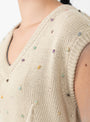 Acrea Knit Top Dove from Rachel Comey at Couverture & The Garbstore Model detail