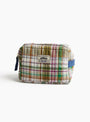 Small Pouch n42 Secret Checks Amazon from Moismont at Couverture & The Garbstore 
front 