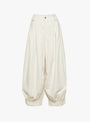 Lois Twill Pants Cream from Sea at Couverture & The Garbstore ghost 