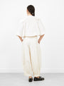 Lois Twill Top Cream from Sea at Couverture & The Garbstore
model back
