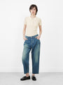 Everyday Roll Up Jeans Blue from Minä Perhonen at Couverture & The Garbstore
model front