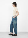 Everyday Roll Up Jeans Blue from Minä Perhonen at Couverture & The Garbstore
model side