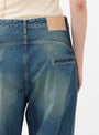Everyday Roll Up Jeans Blue from Minä Perhonen at Couverture & The Garbstore
model detail