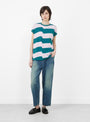 The Wind Flag T-Shirt from Minä Perhonen comes in Pink at Couverture & The Garbstore
model front 