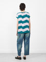 The Wind Flag T-Shirt from Minä Perhonen comes in Pink at Couverture & The Garbstore
model back