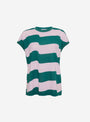 The Wind Flag T-Shirt from Minä Perhonen comes in Pink at Couverture & The Garbstore
front 