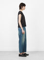 Shadow Top Dark Navy from Minä Perhonen at Couverture & The Garbstore
model side