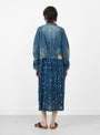 Everyday Denim Jacket Blue from Minä Perhonen at Couverture & The Garbstore
model back