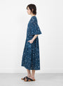 Pensaat Dress Blue from Minä Perhonen at Couverture & The Garbstore
model side