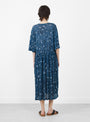 Pensaat Dress Blue from Minä Perhonen at Couverture & The Garbstore
model back