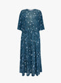 Pensaat Dress Blue from Minä Perhonen at Couverture & The Garbstore
front 